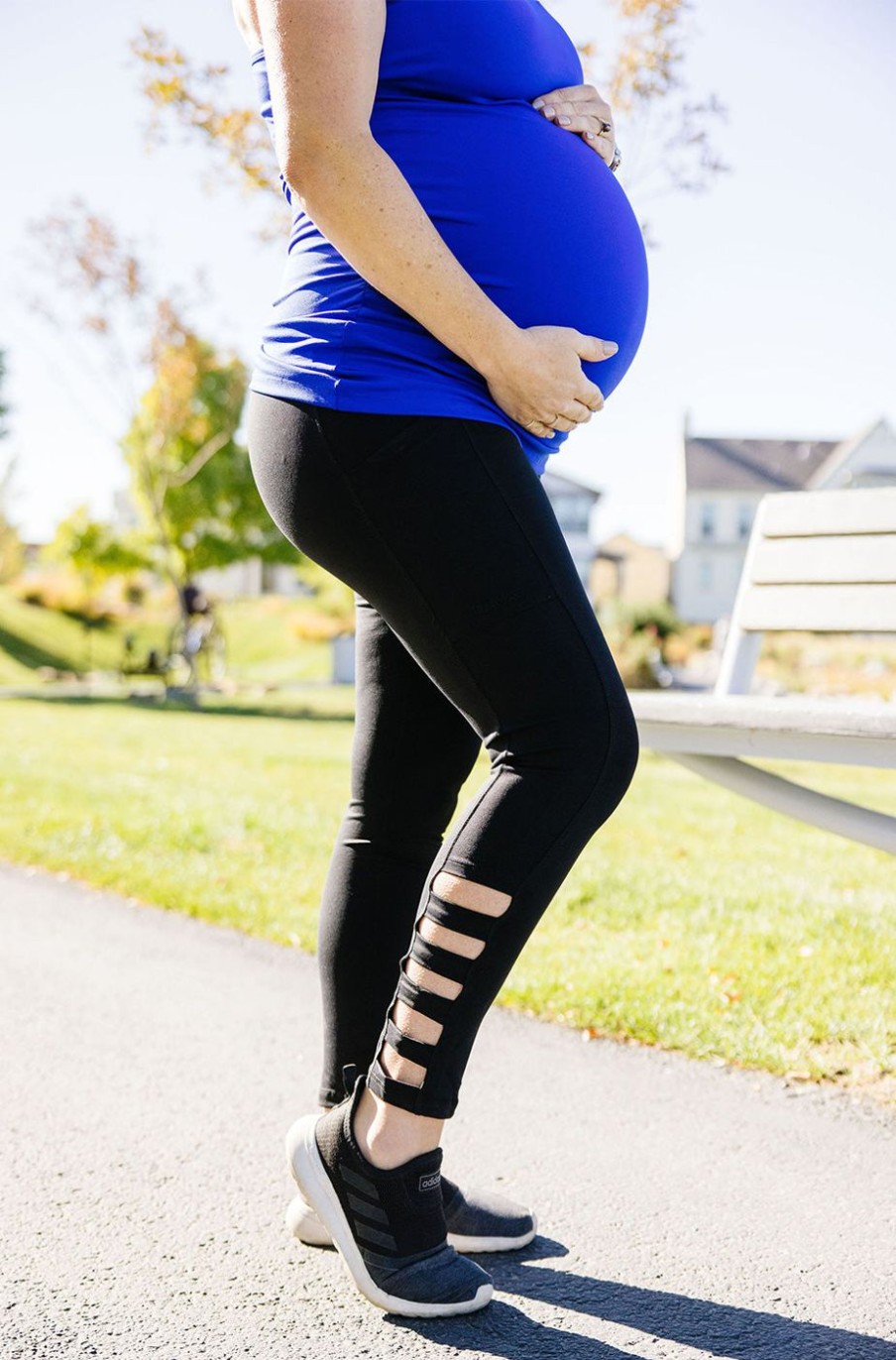 Athletic KIAVA Leggings | Maternity Cut Out Legging 26"