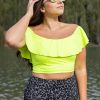 Swim KIAVA Crop Tops | Cabana Crop Top-Swim