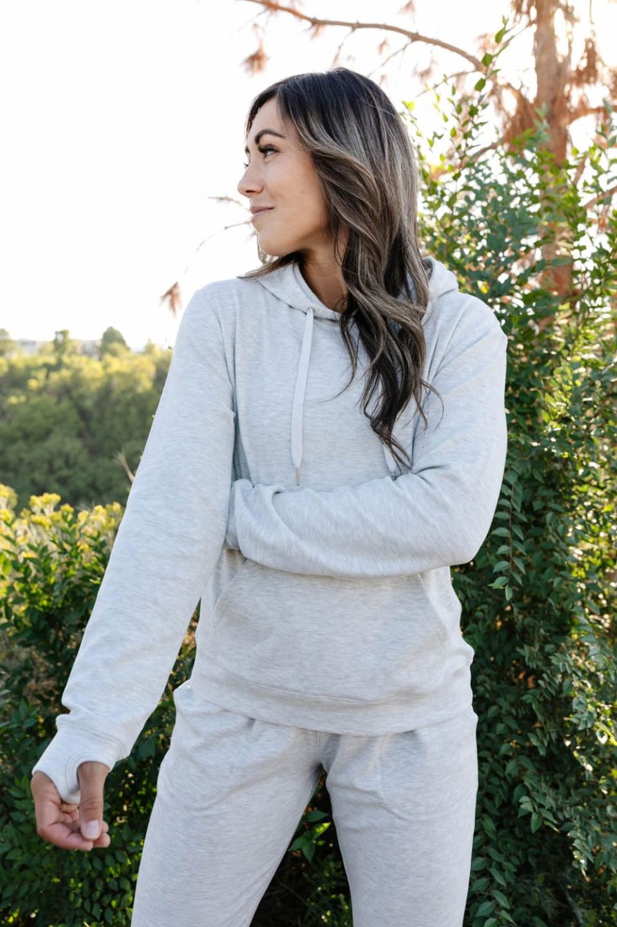 Athletic KIAVA Long Sleeves | Everyday Fleece-Lined Hoodie