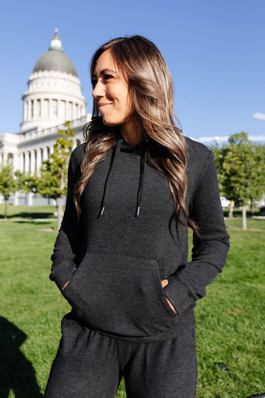 Athletic KIAVA Long Sleeves | Everyday Fleece-Lined Hoodie