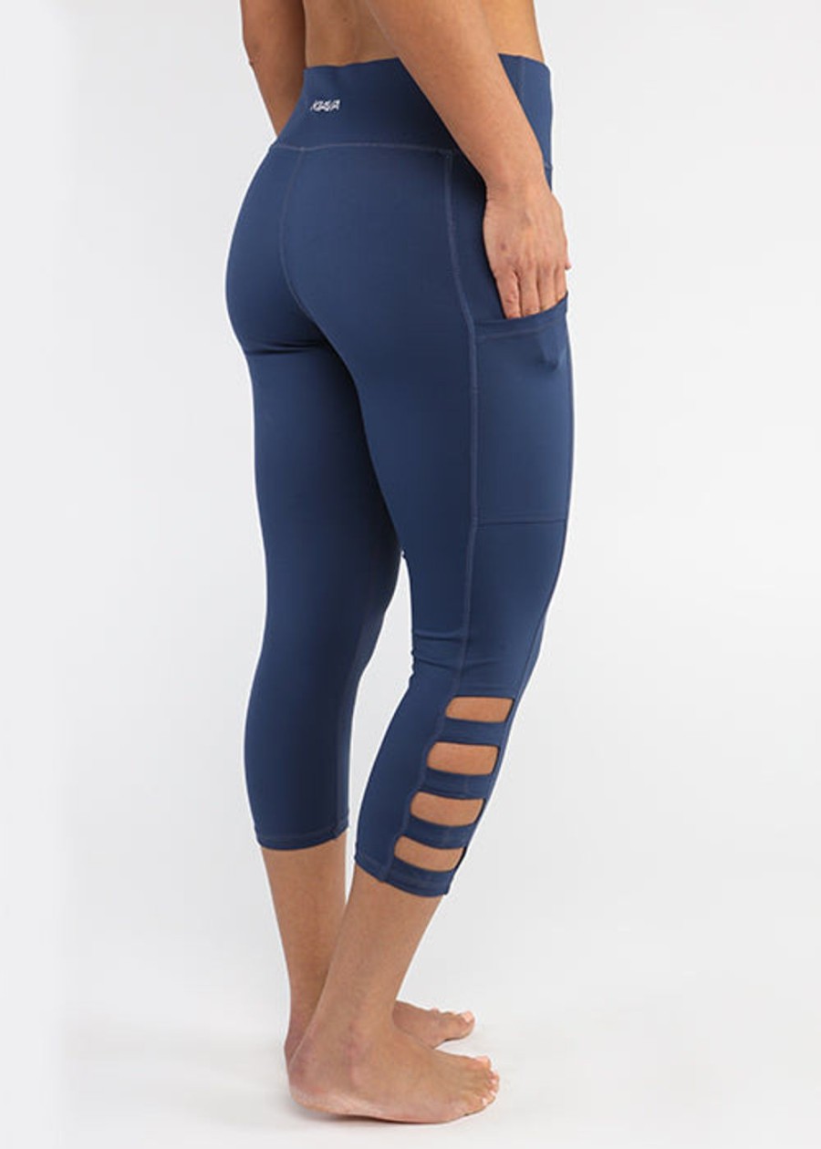 Athletic KIAVA Leggings | Cut Out Capri