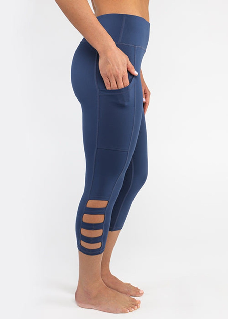 Athletic KIAVA Leggings | Cut Out Capri