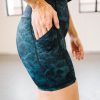 Athletic KIAVA Shorts | Jade Marble Shorts