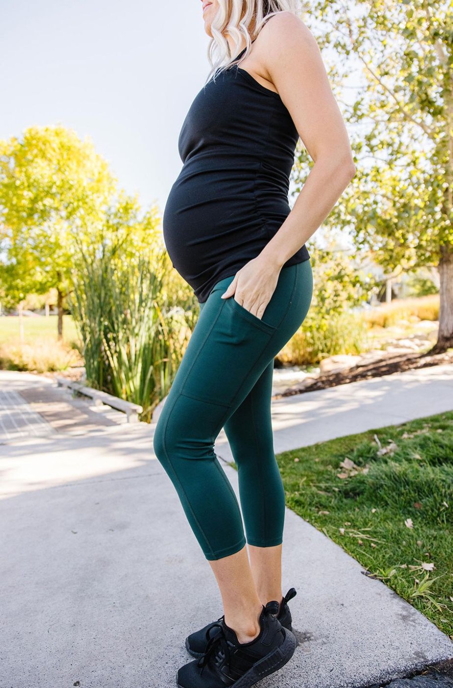 Athletic KIAVA Leggings | Maternity Contour Capri