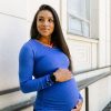 Athletic KIAVA Long Sleeves | Maternity Key Hole Long Sleeve