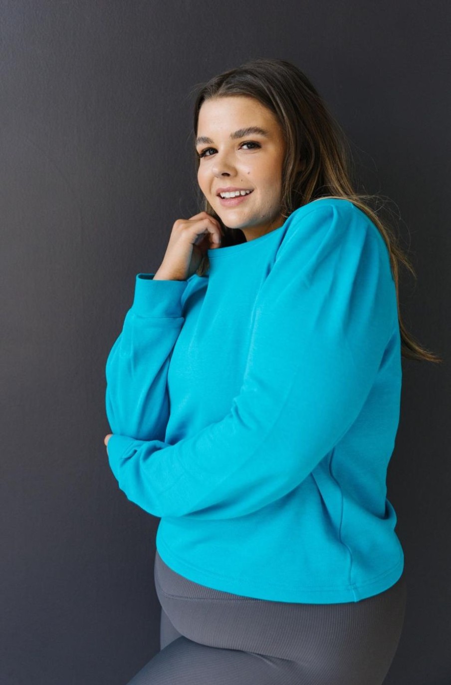 Athletic KIAVA Outerwear | Elegant Pullover (Last Chance Color) Bright Blue