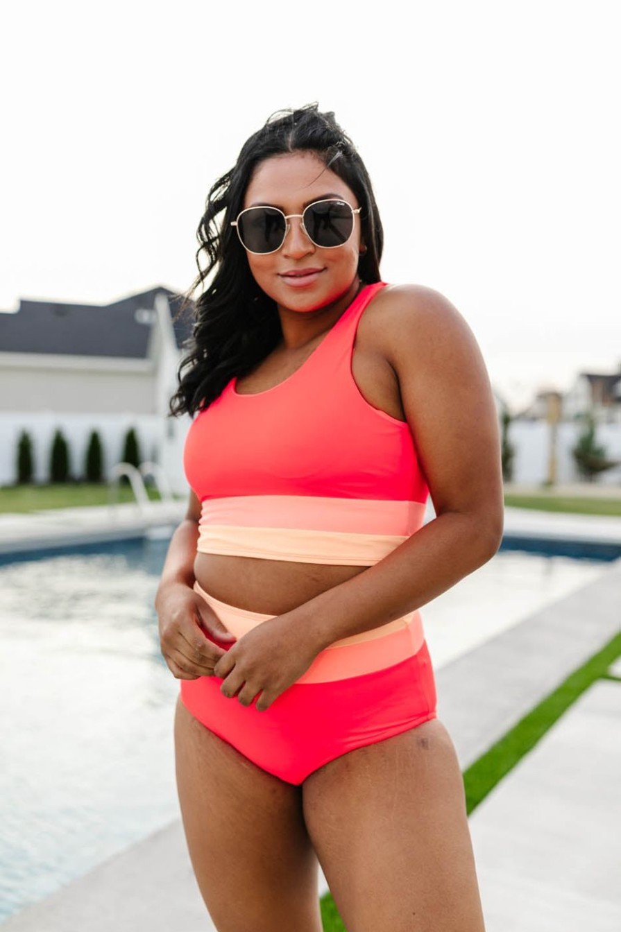 Swim KIAVA Crop Tops | Ombre Crop Top-Swim